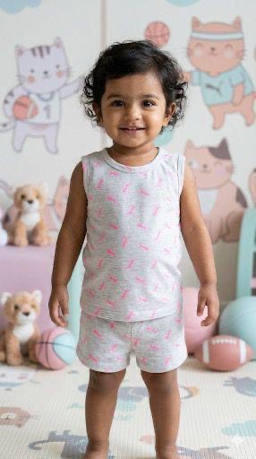 Light grey Short set (2-3 years)