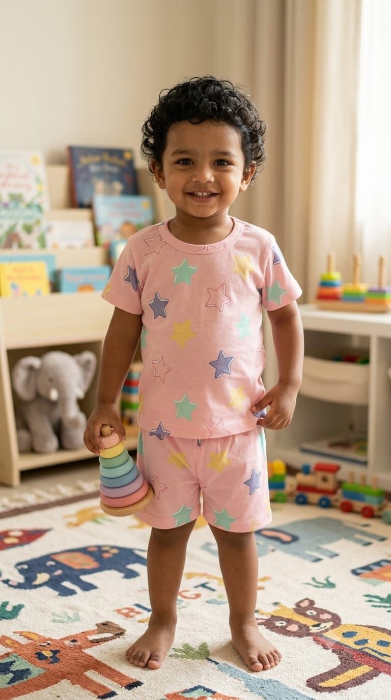 Colourful stars Short set (1- 3 years)