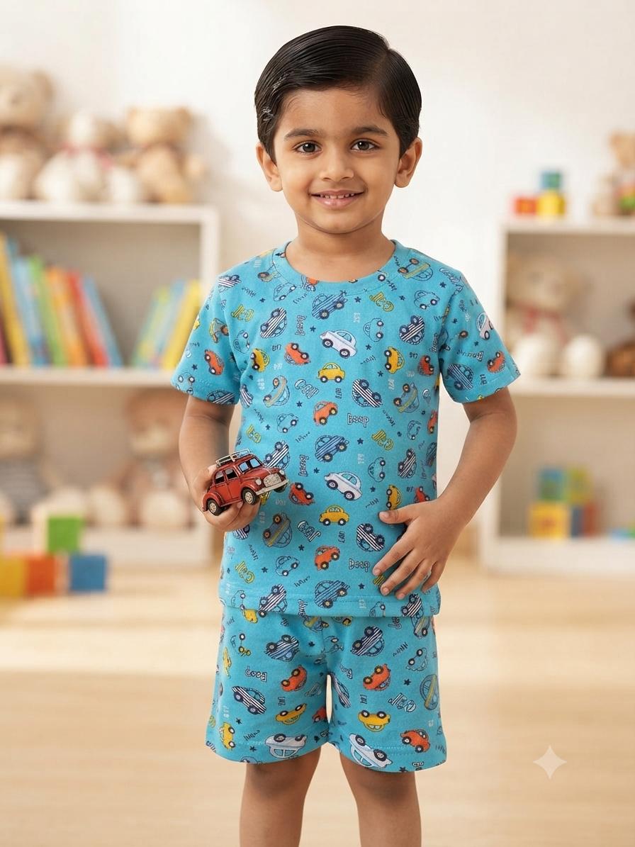 Cars First Date Premium Short Set (2-3 years)