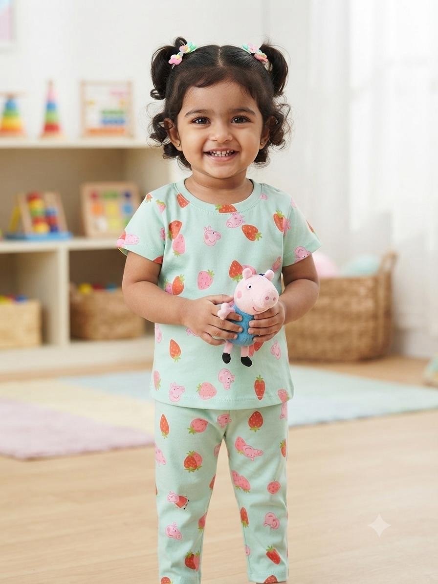 Fruit 2 colourful 2 Top & bottom set (6-12 months)