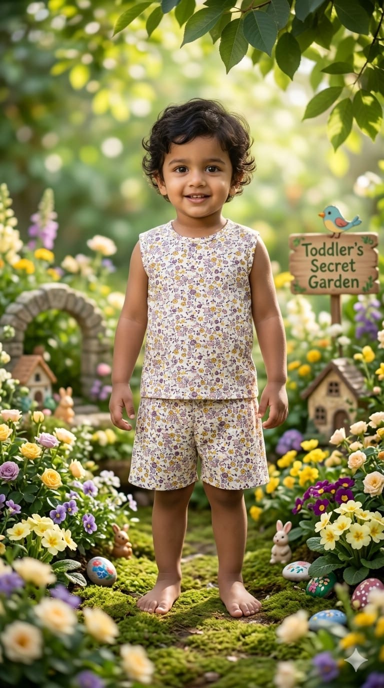 Mini floral Short set(1-2 year)