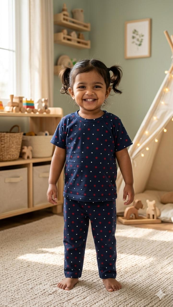 Stars Top & bottom set (6 months-3 years)