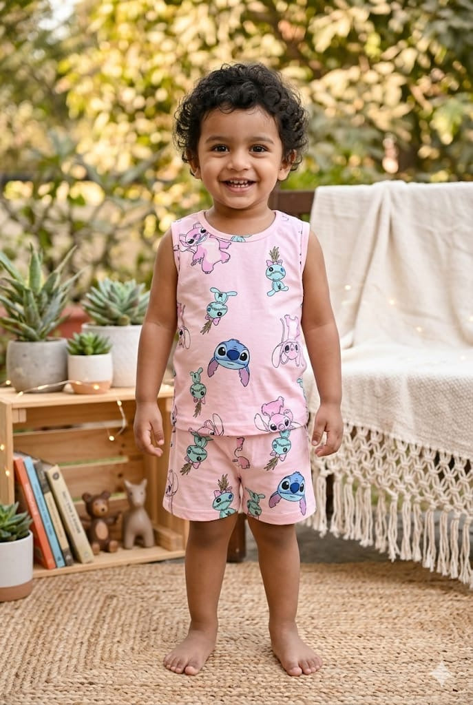 Pink short set (6 month-4 years) CodeAs