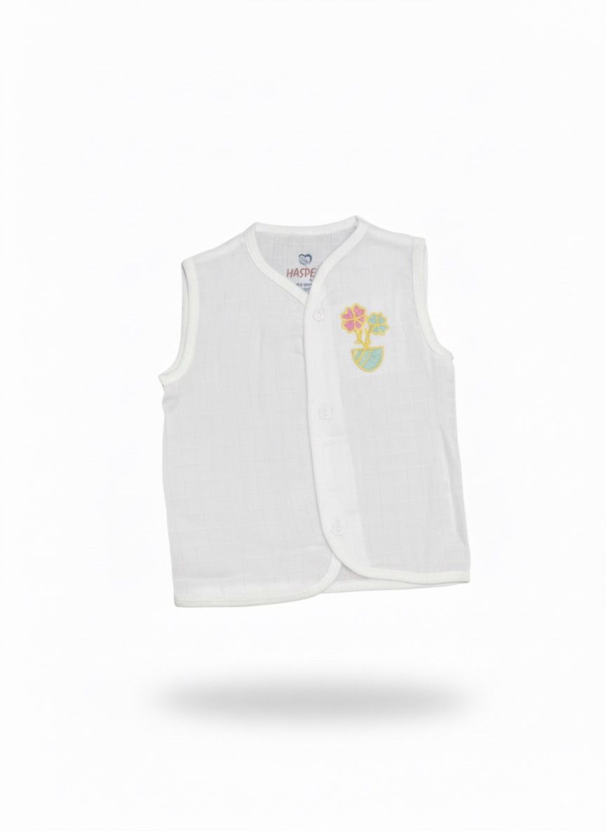 Floral embroidered Jabla (Newborn-3 months)