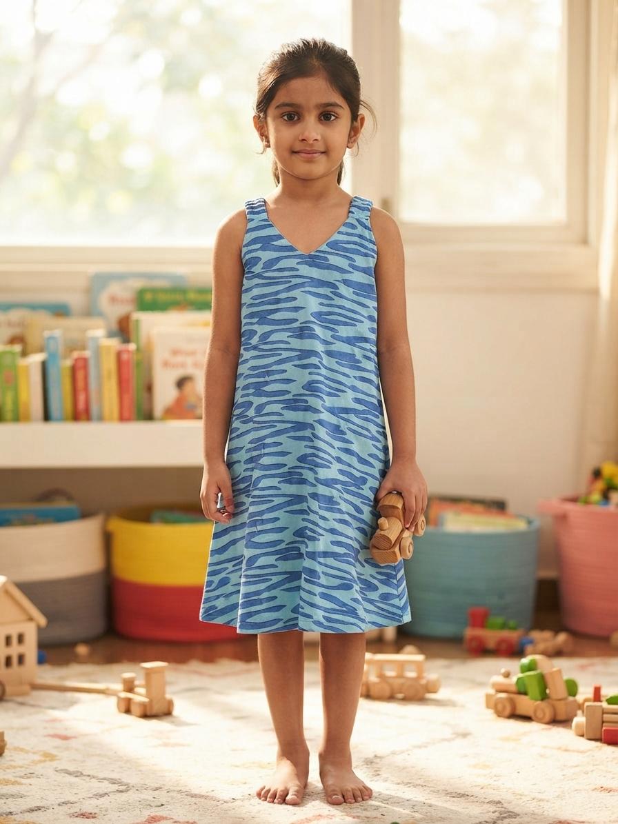 Assorted design –Frock Random Design – ₹89 -(5-6 year)