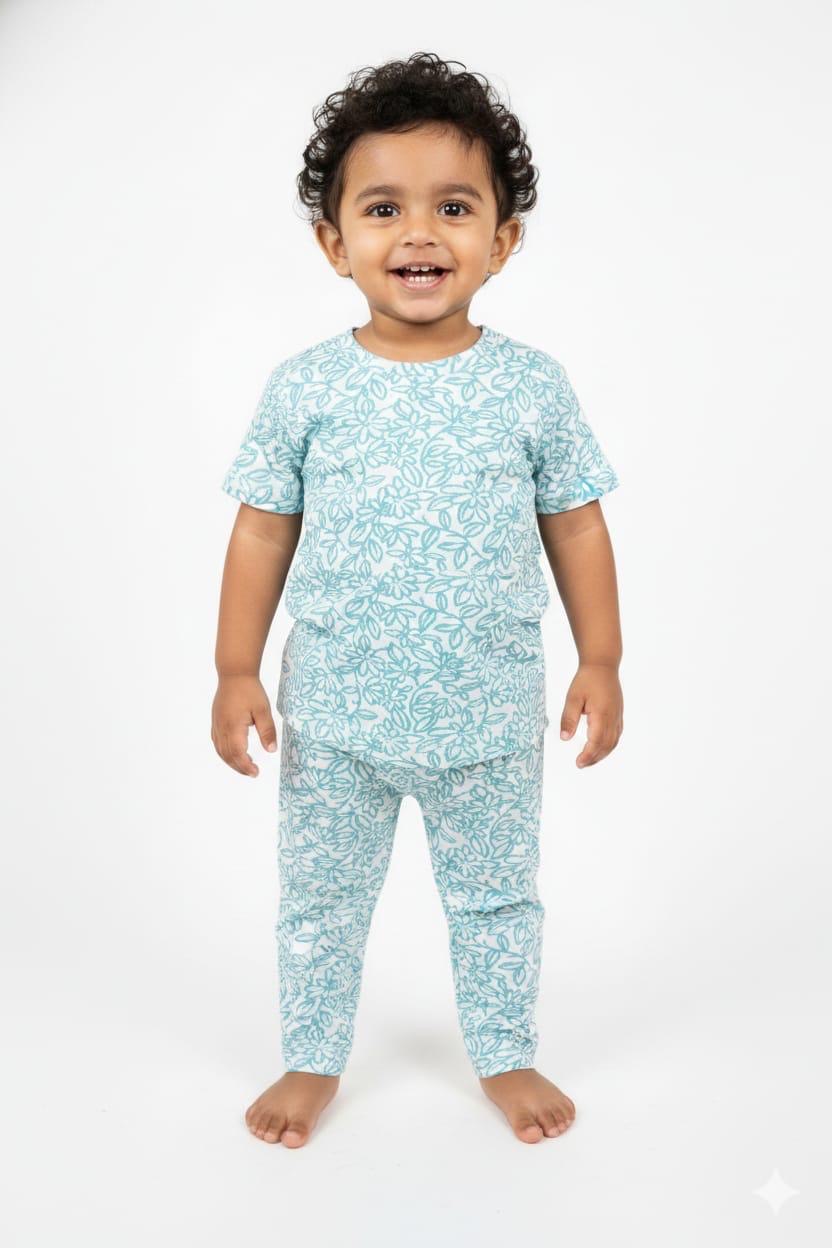 Blue Top & bottom set (1-6 years )Code:SA