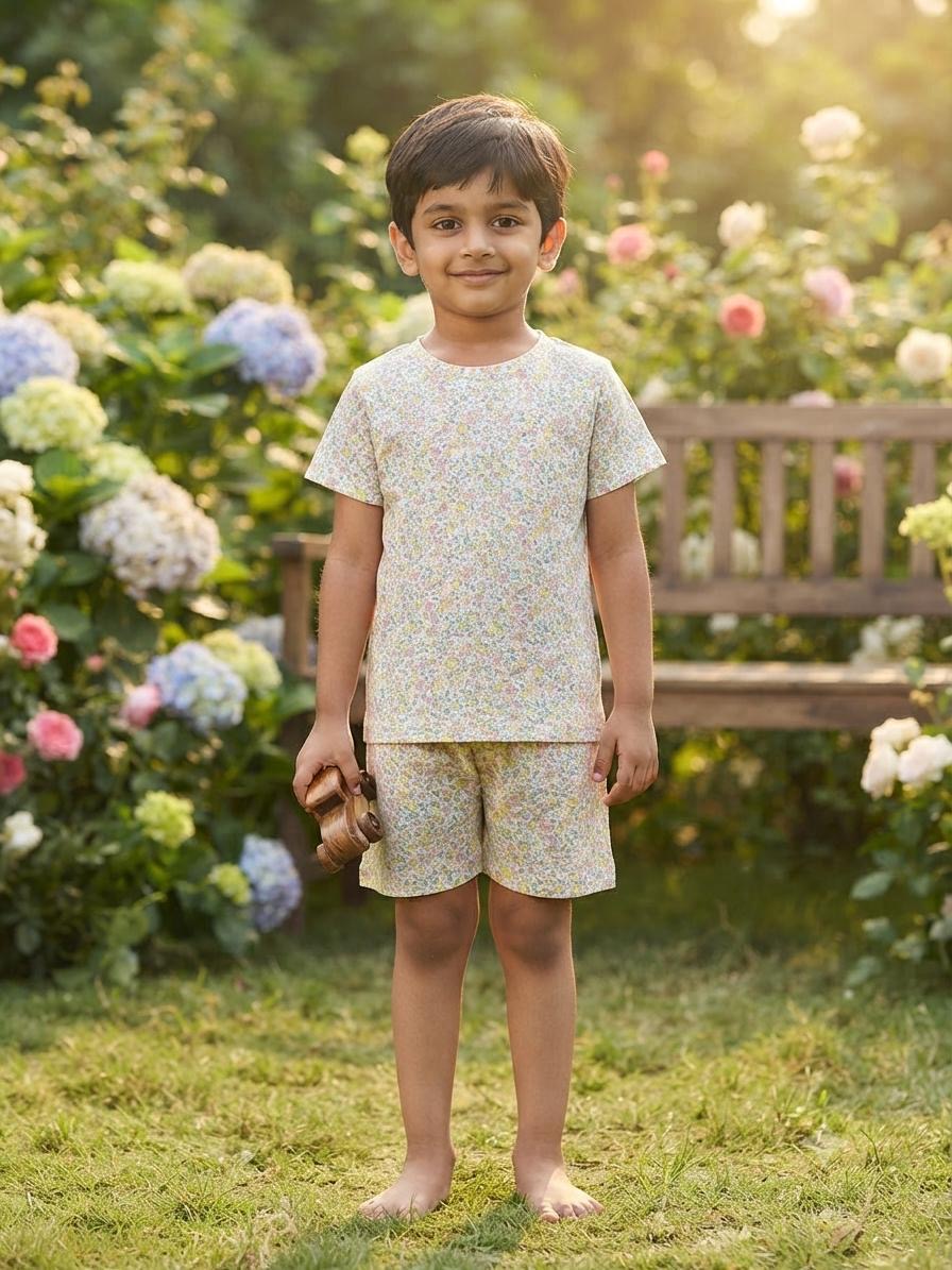 Mini floral Short set (3-5 years)