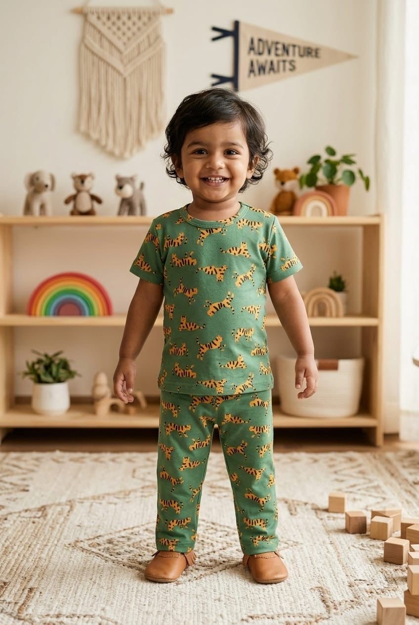 Tiger Top & bottom set (6 months-3 years)