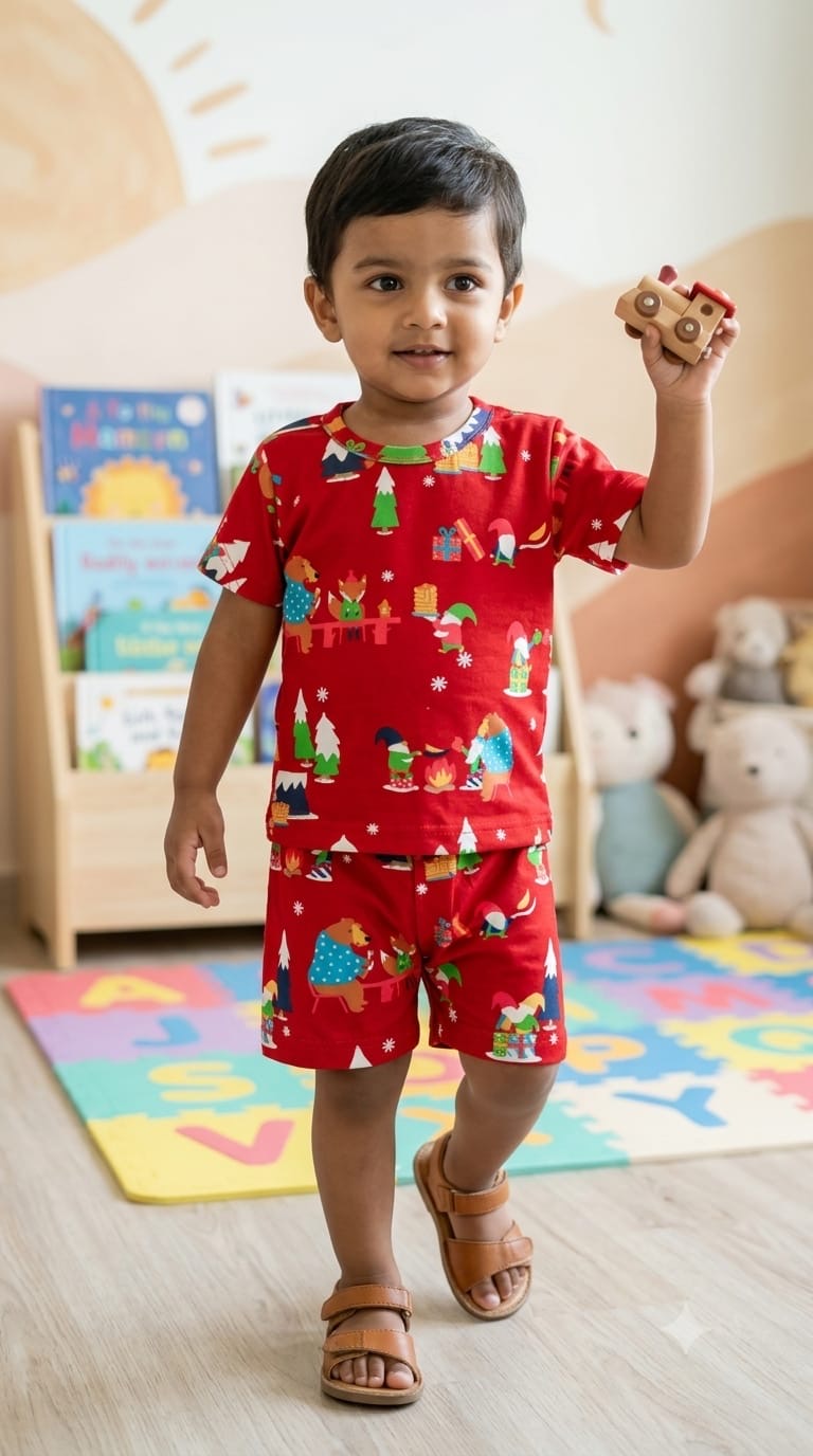 Red Short set (1-3 year)