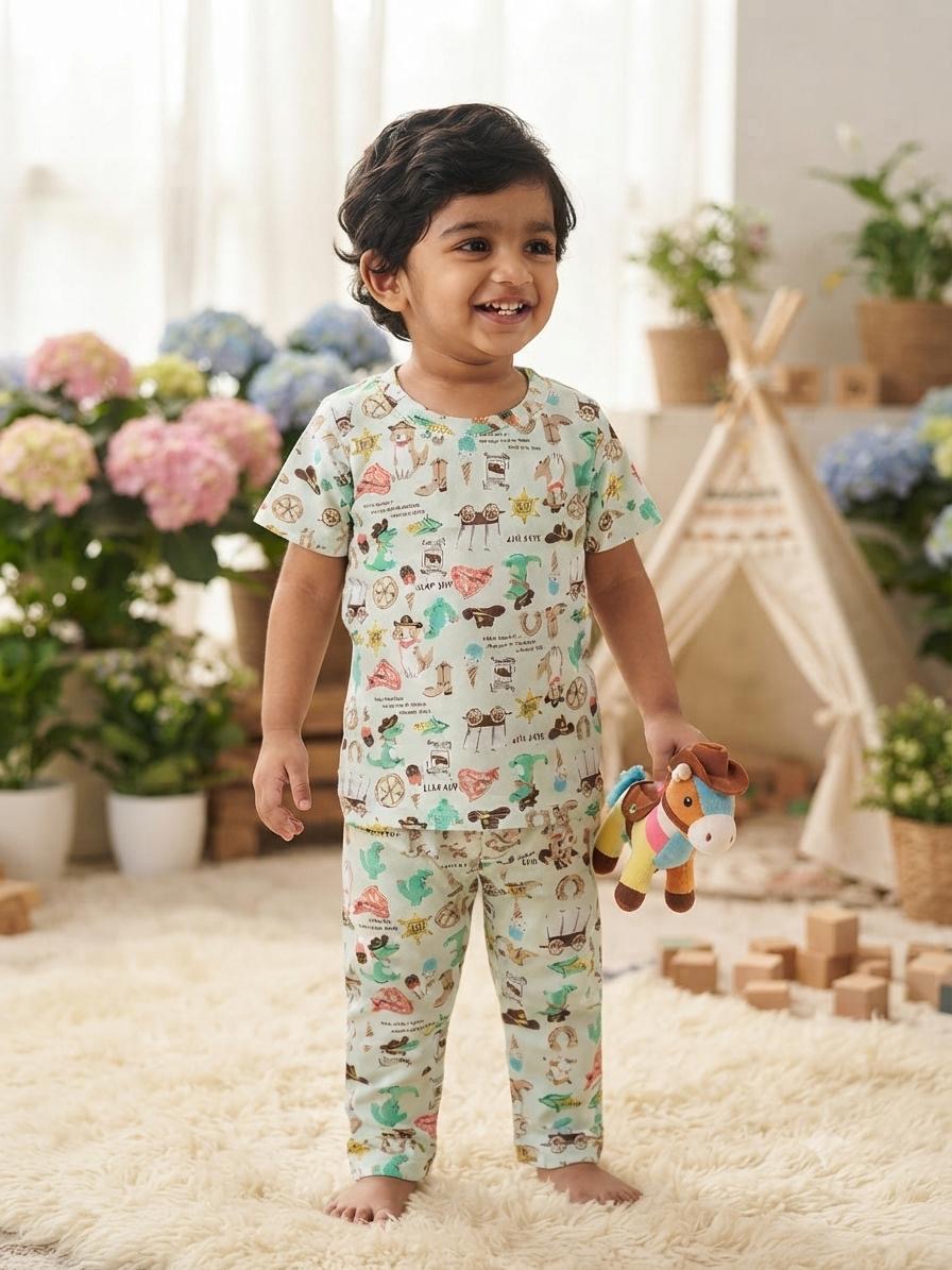 World Top & bottom set (6 months-3 years)