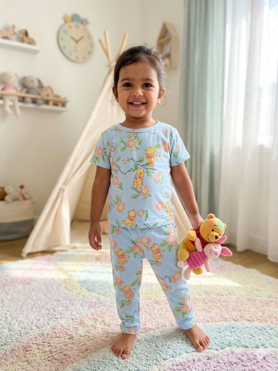 Pooh Top & bottom set (6 months-3 years)