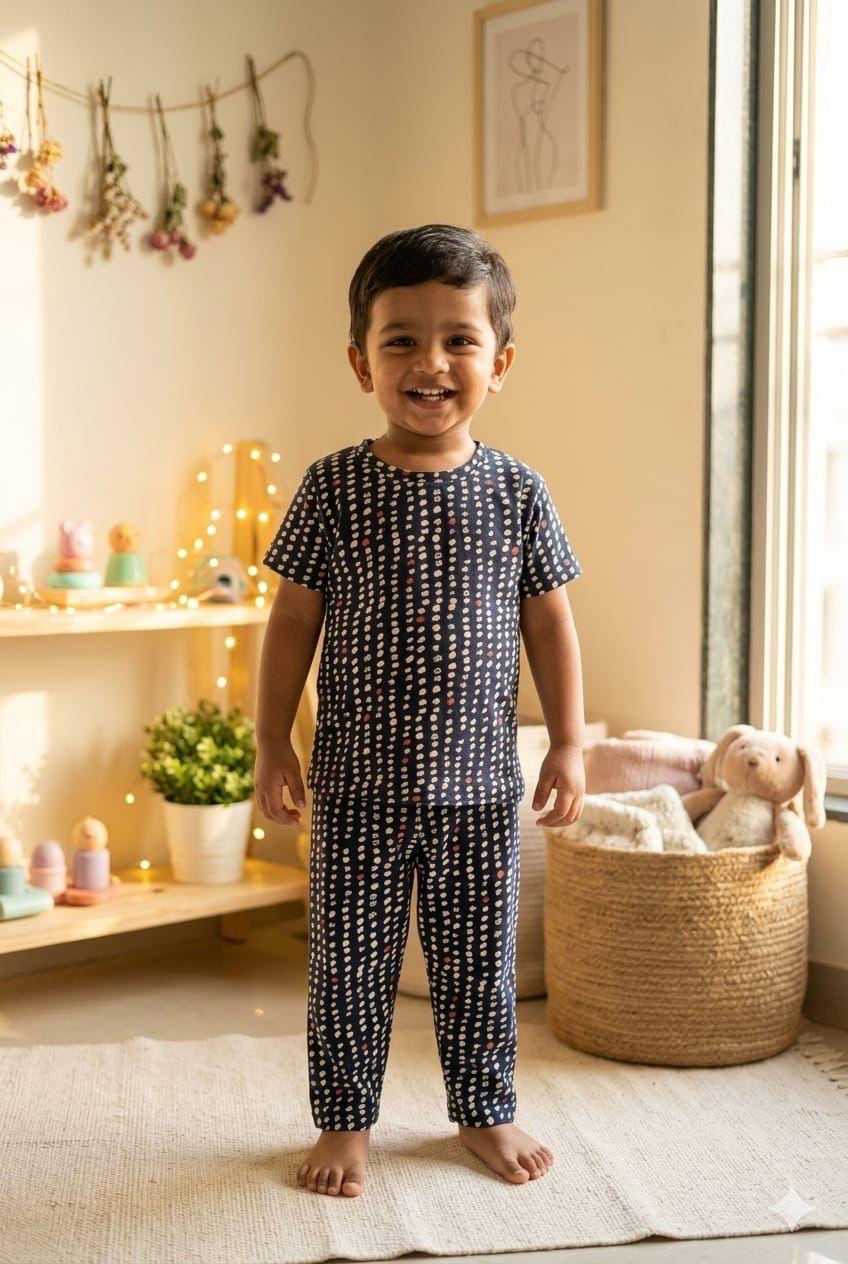 Black Top & bottom set (6 months-3 years)
