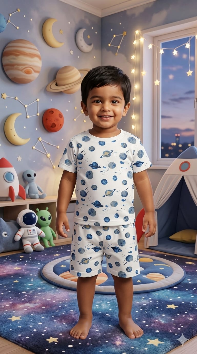 Space Short set (1-3years)