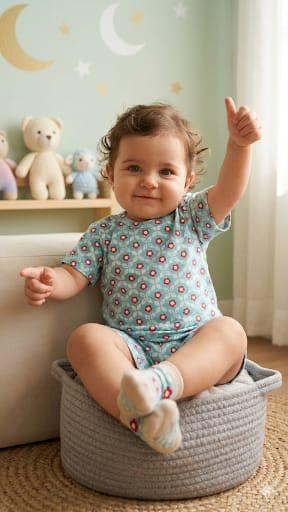 Blue Short set (6-12 months)