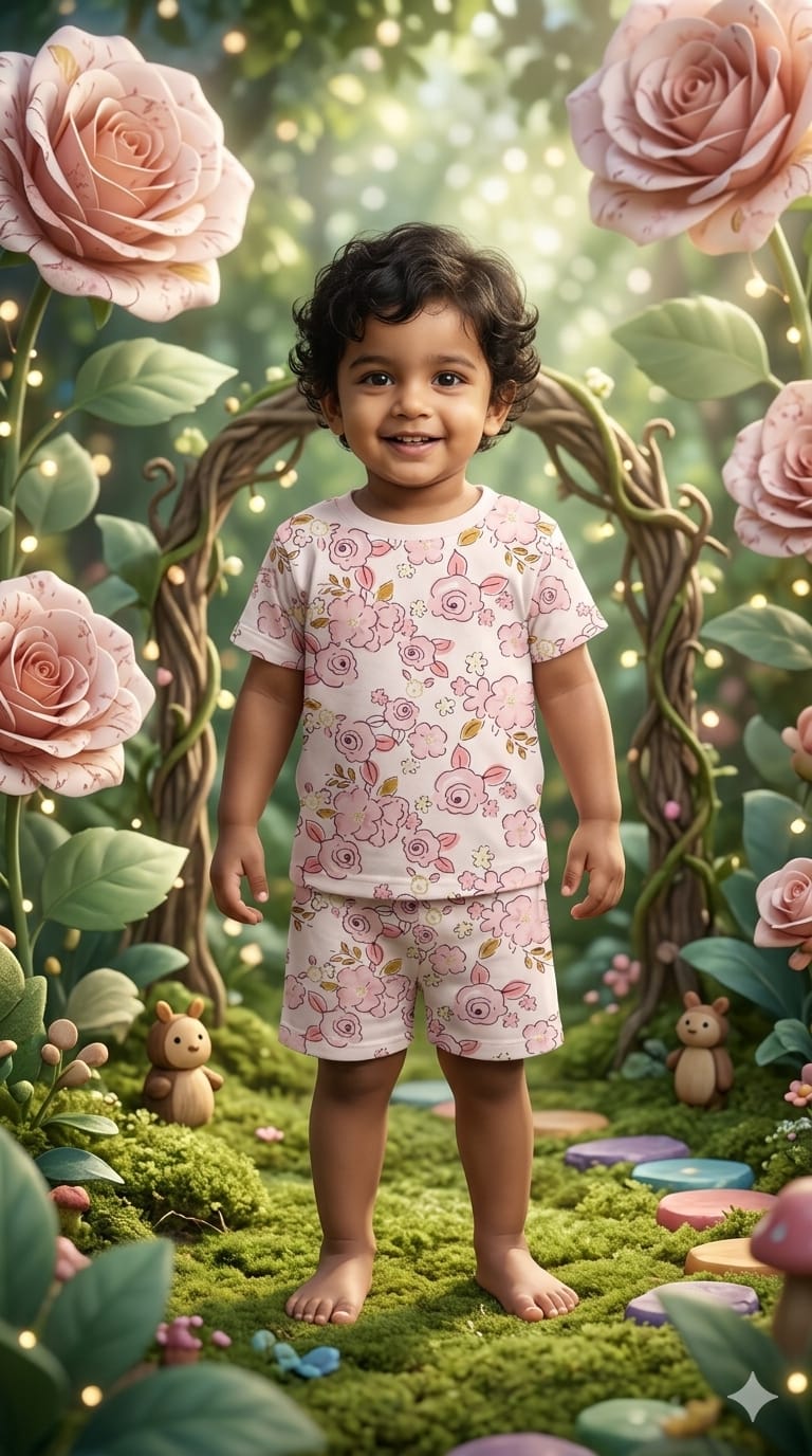Floral Short set (1-3years)