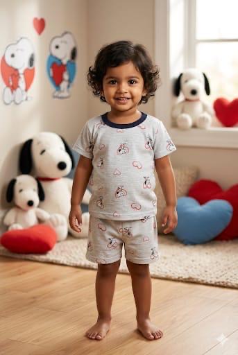 Grey Short set (6-12 months)