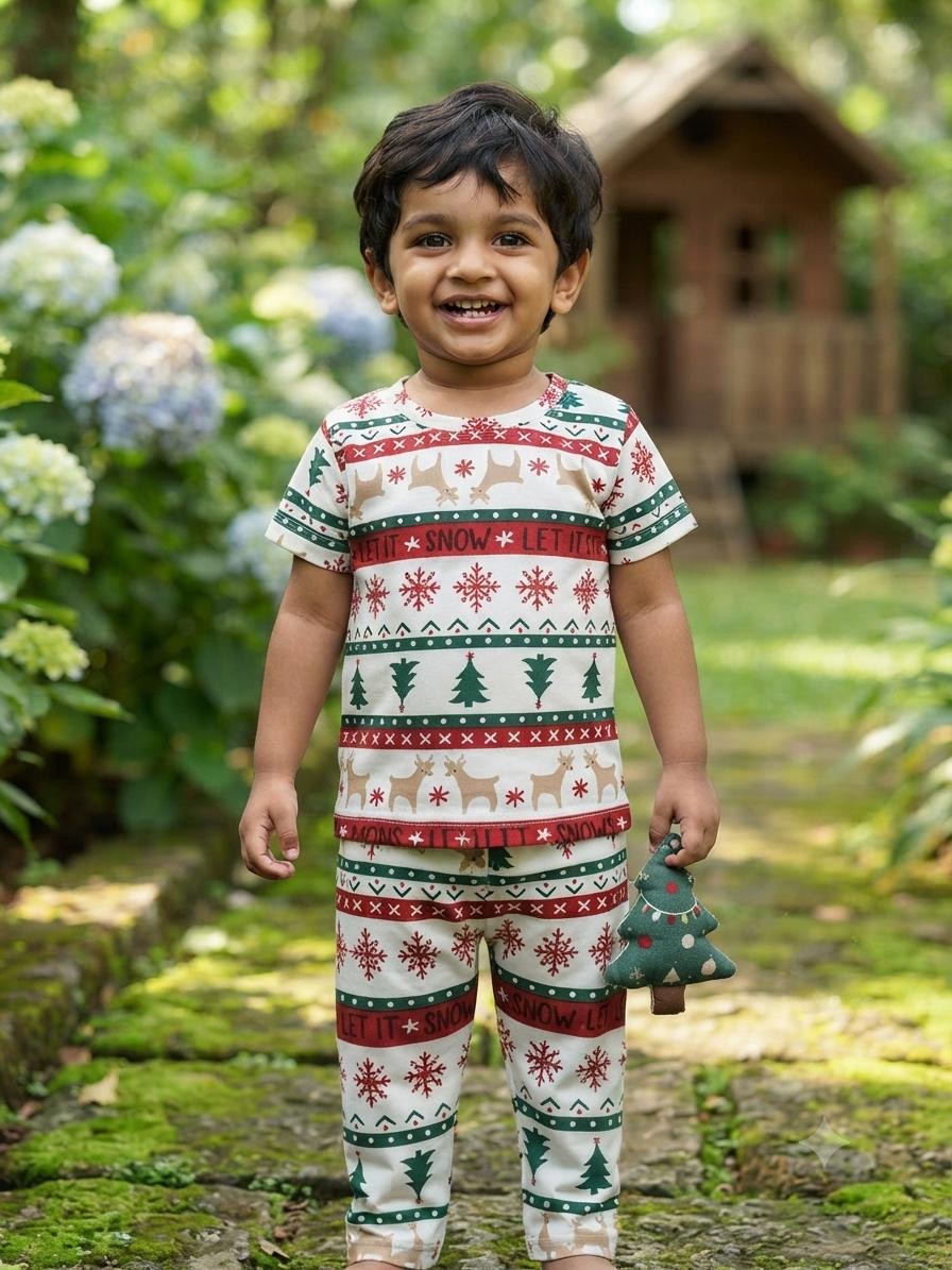 Christmas Top & bottom set (6 months-3 years)