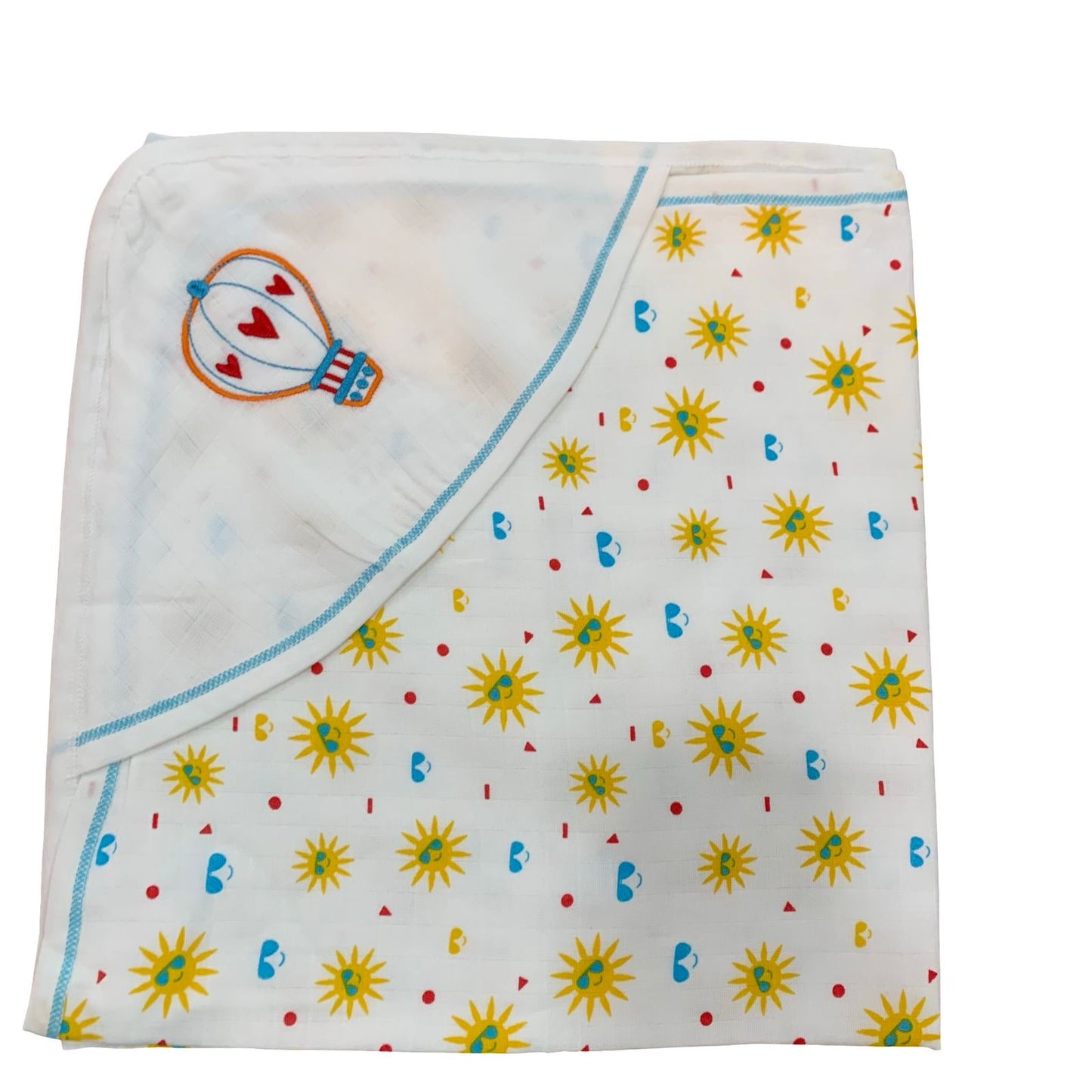Sunny muslin hooded towel(70*70)