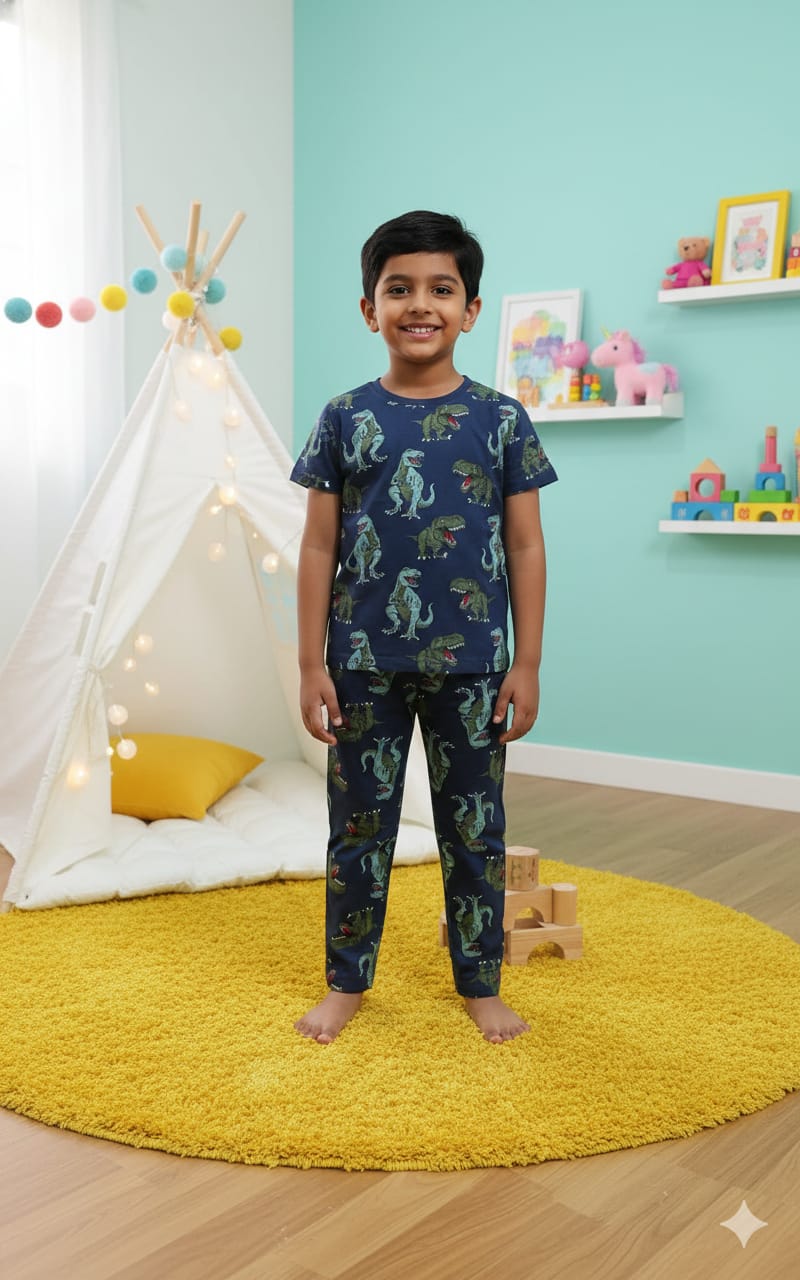 Dino Top & bottom set (3-10 years)