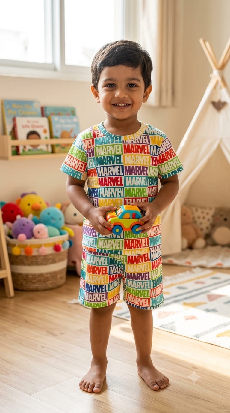 Marvel world Short Set (1-3 year )