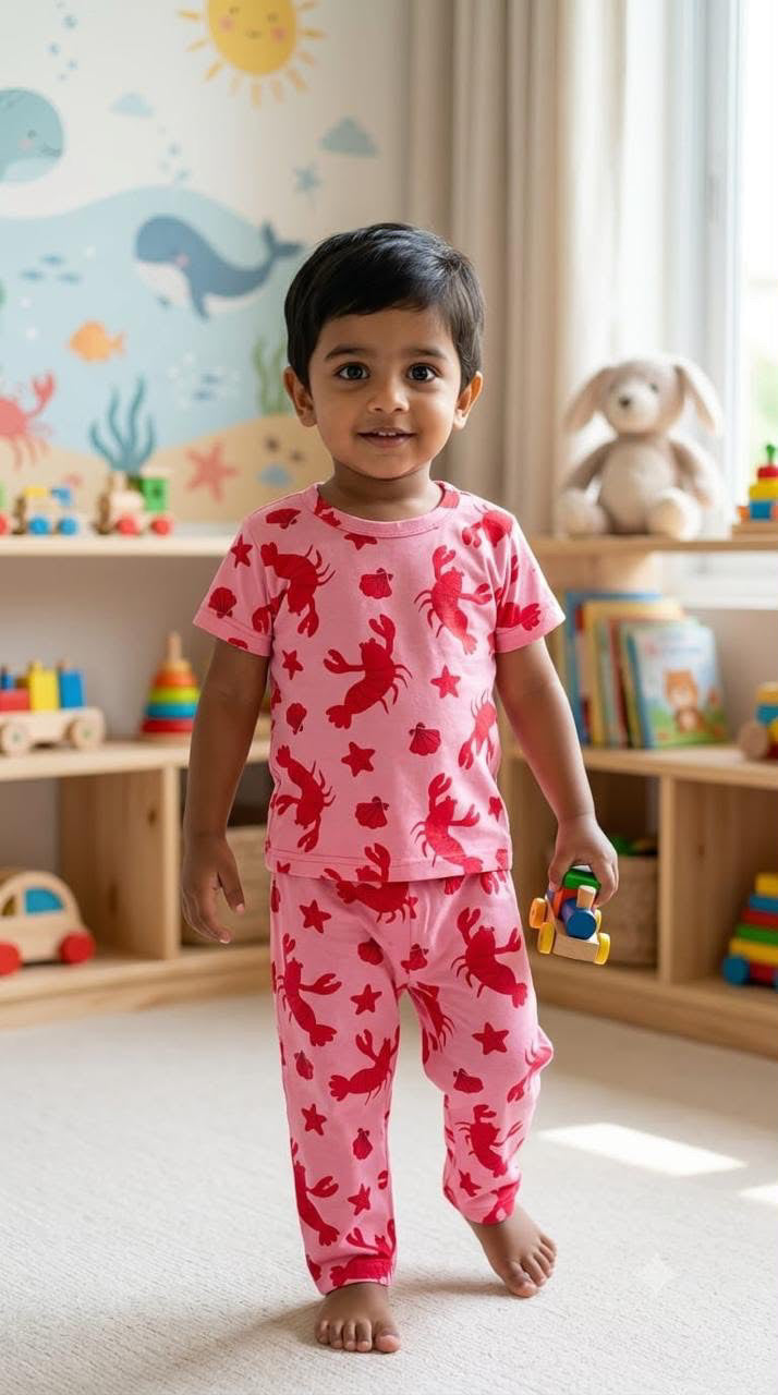 Crab Top & bottom set (1-3 year)