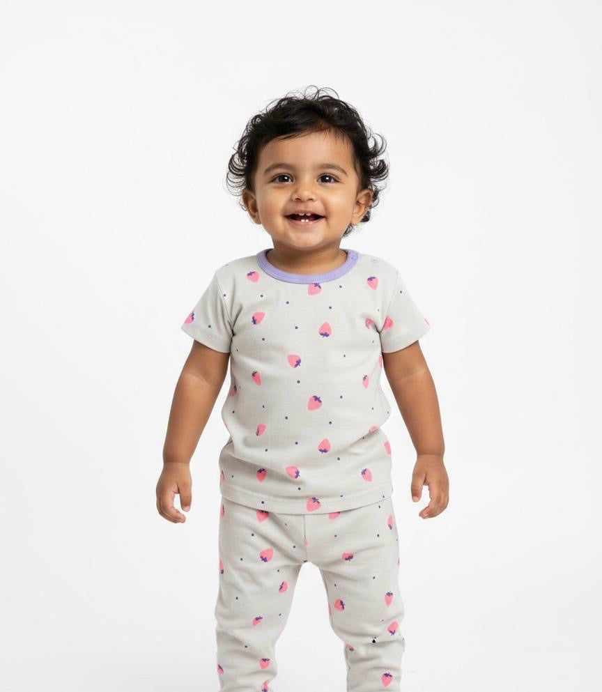 Strawberry Top & bottom Set (2-5 years )