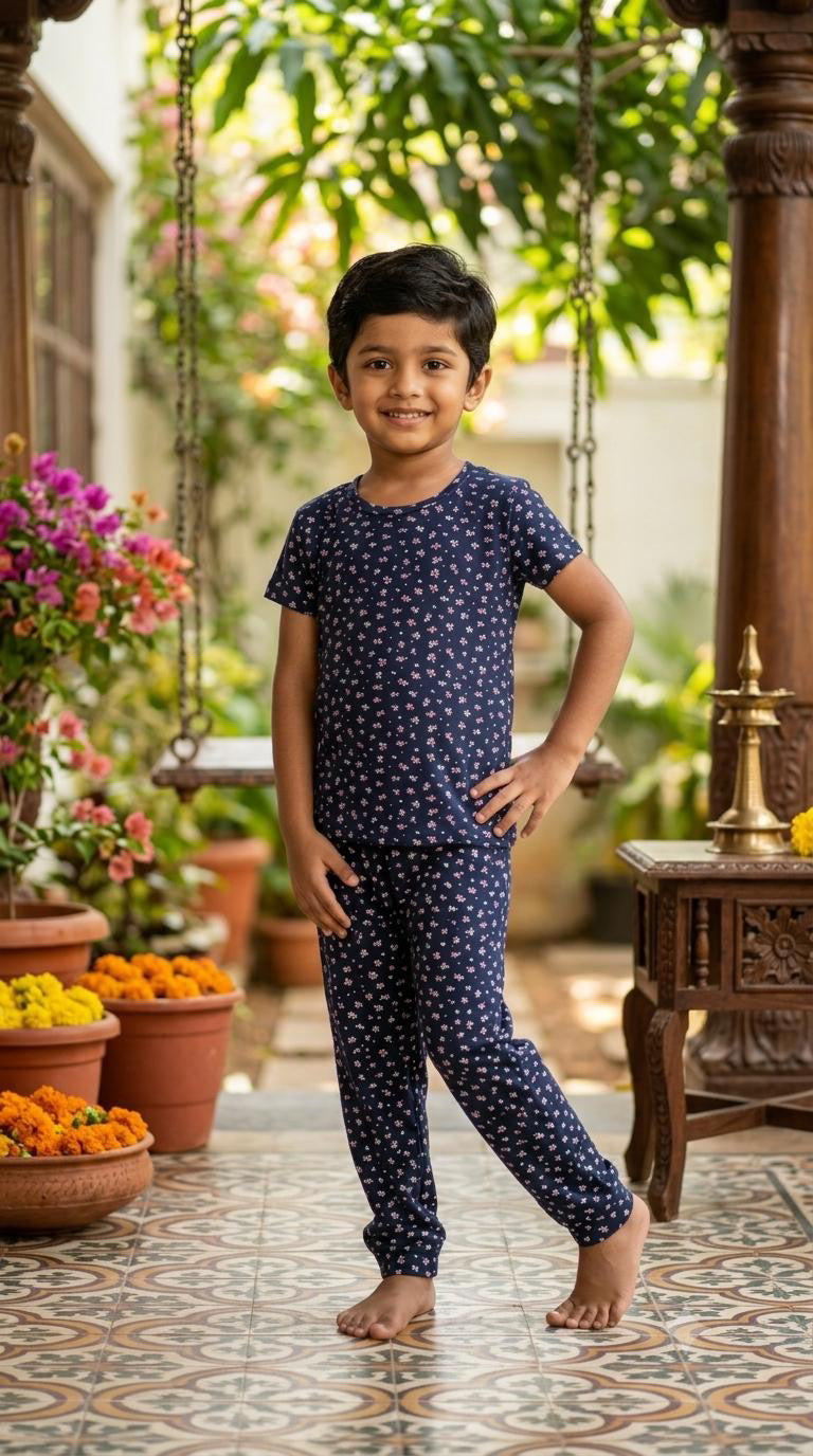 Black Top & bottom Set (2-5 year)