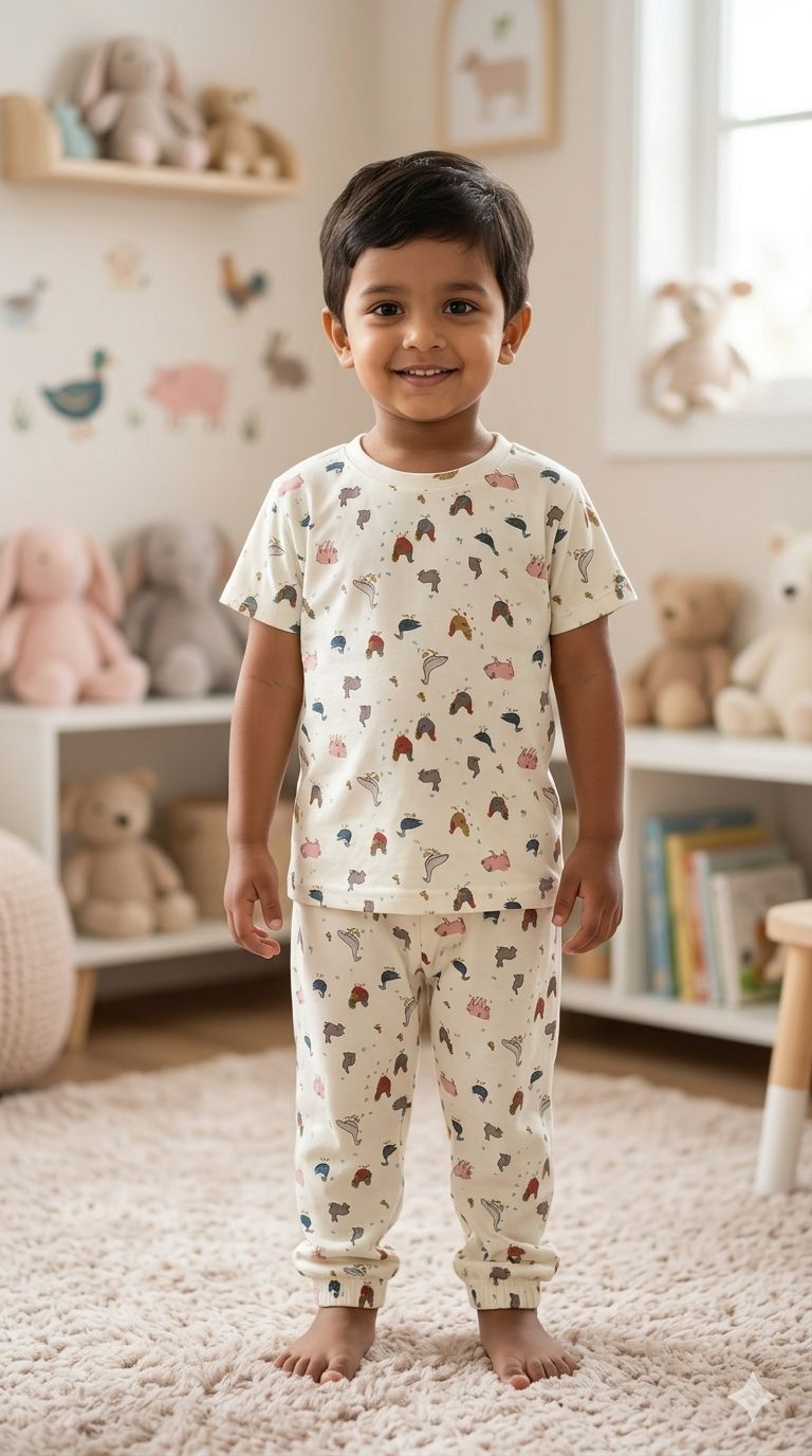 Bird top & bottom set (4-5 year)
