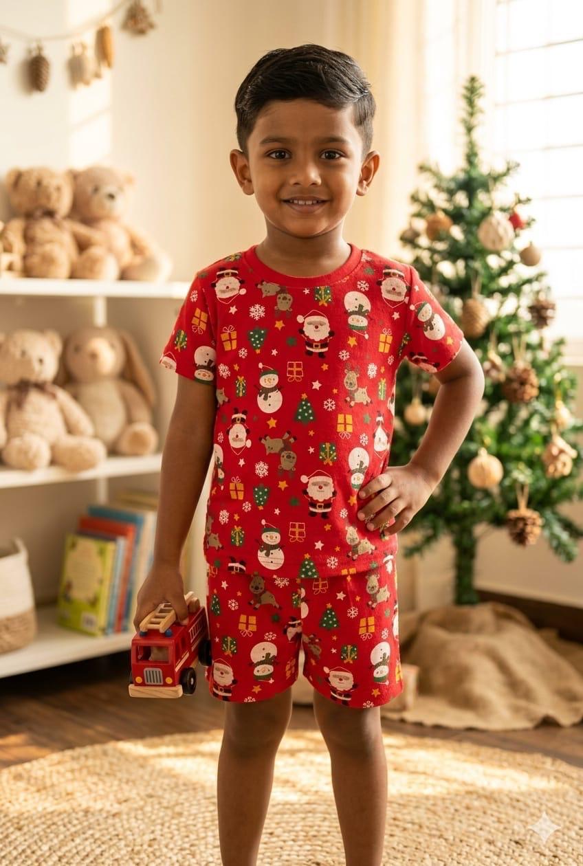 Red Short set (1-2 year)