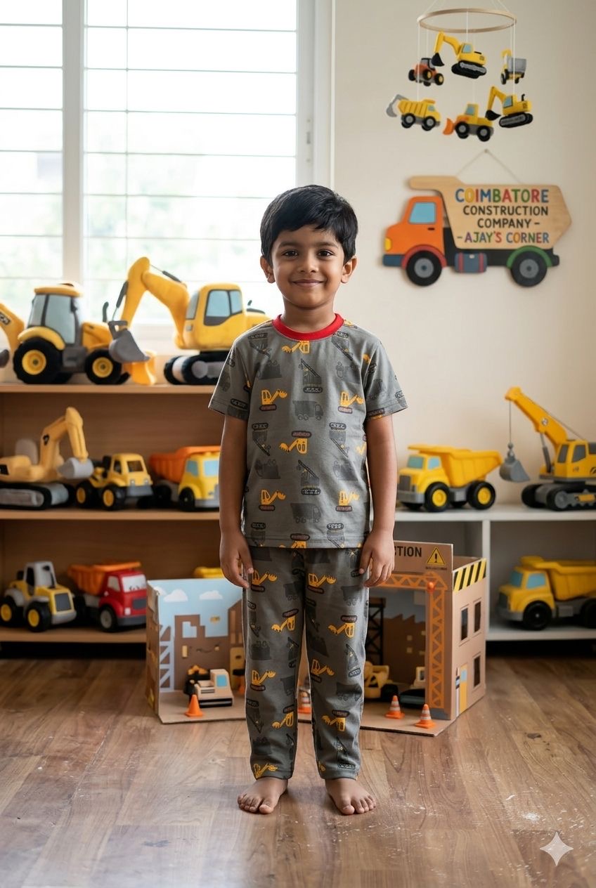 Construction Top & bottom Set (2-6 years )