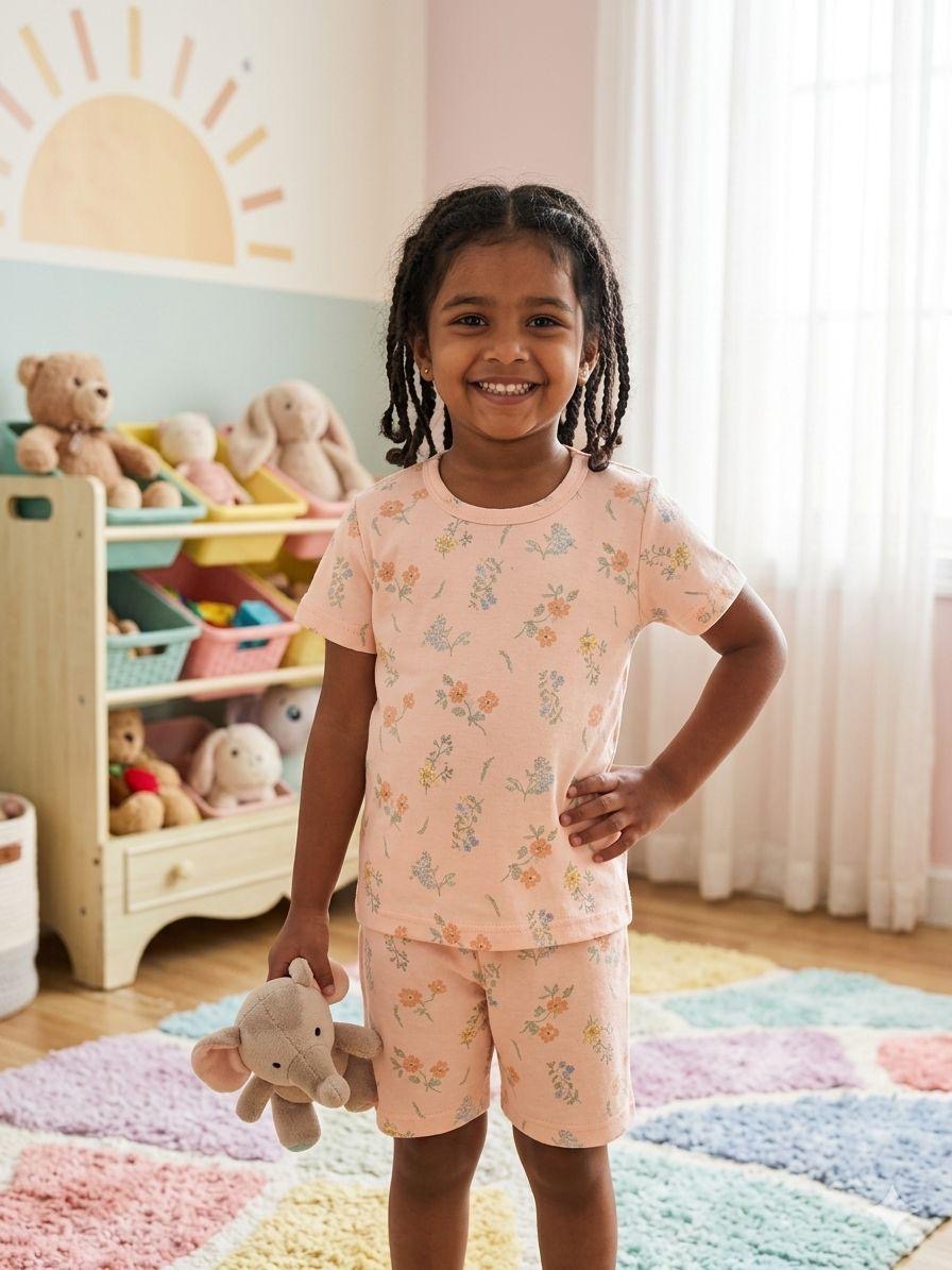 Floral Short set (6-12 months)