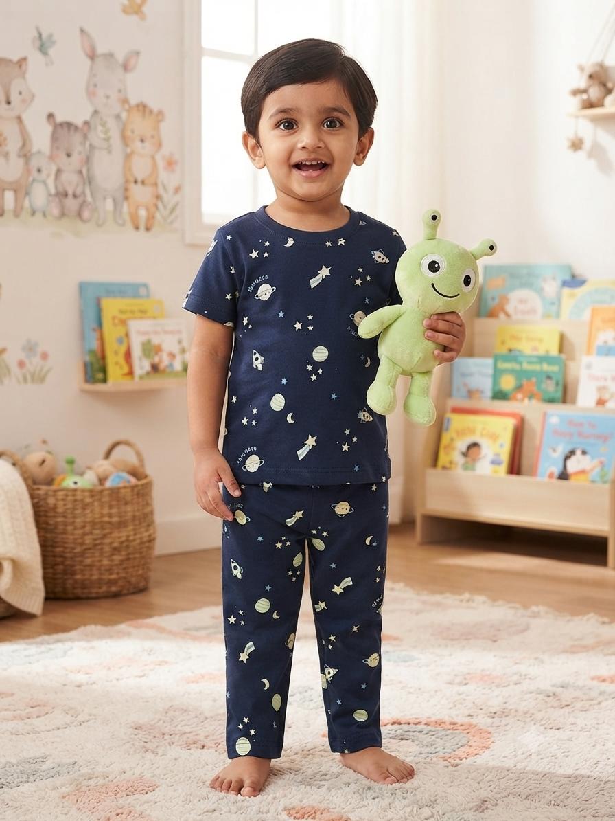 Moon stars Top & bottom set (6 months- 3 years)