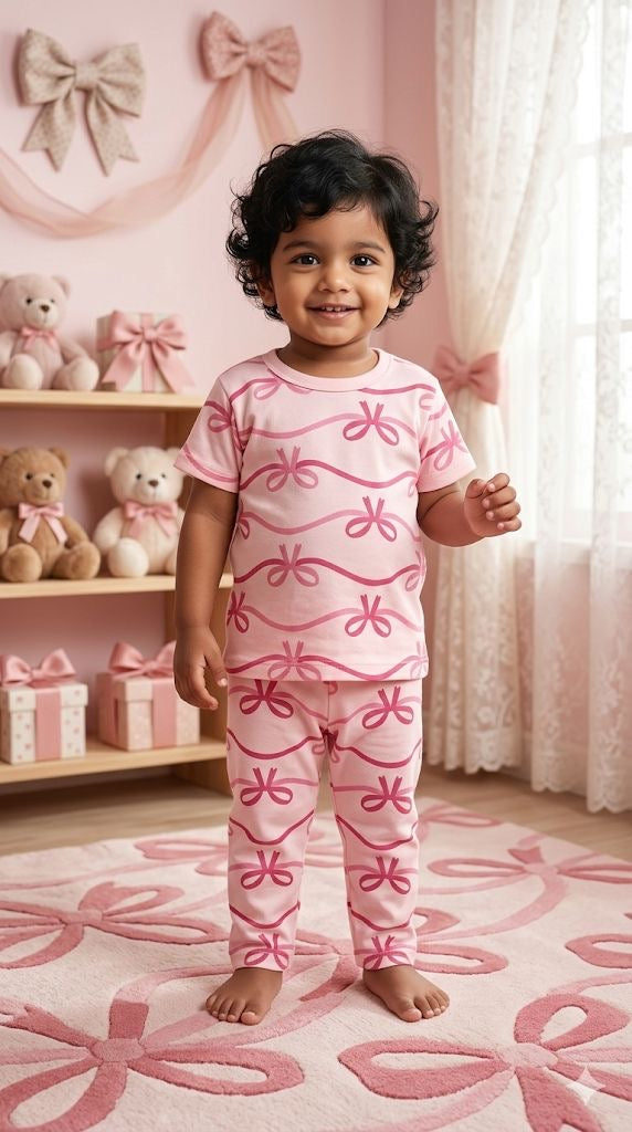 Pink 3 Top & bottom set (6 months-3 years)
