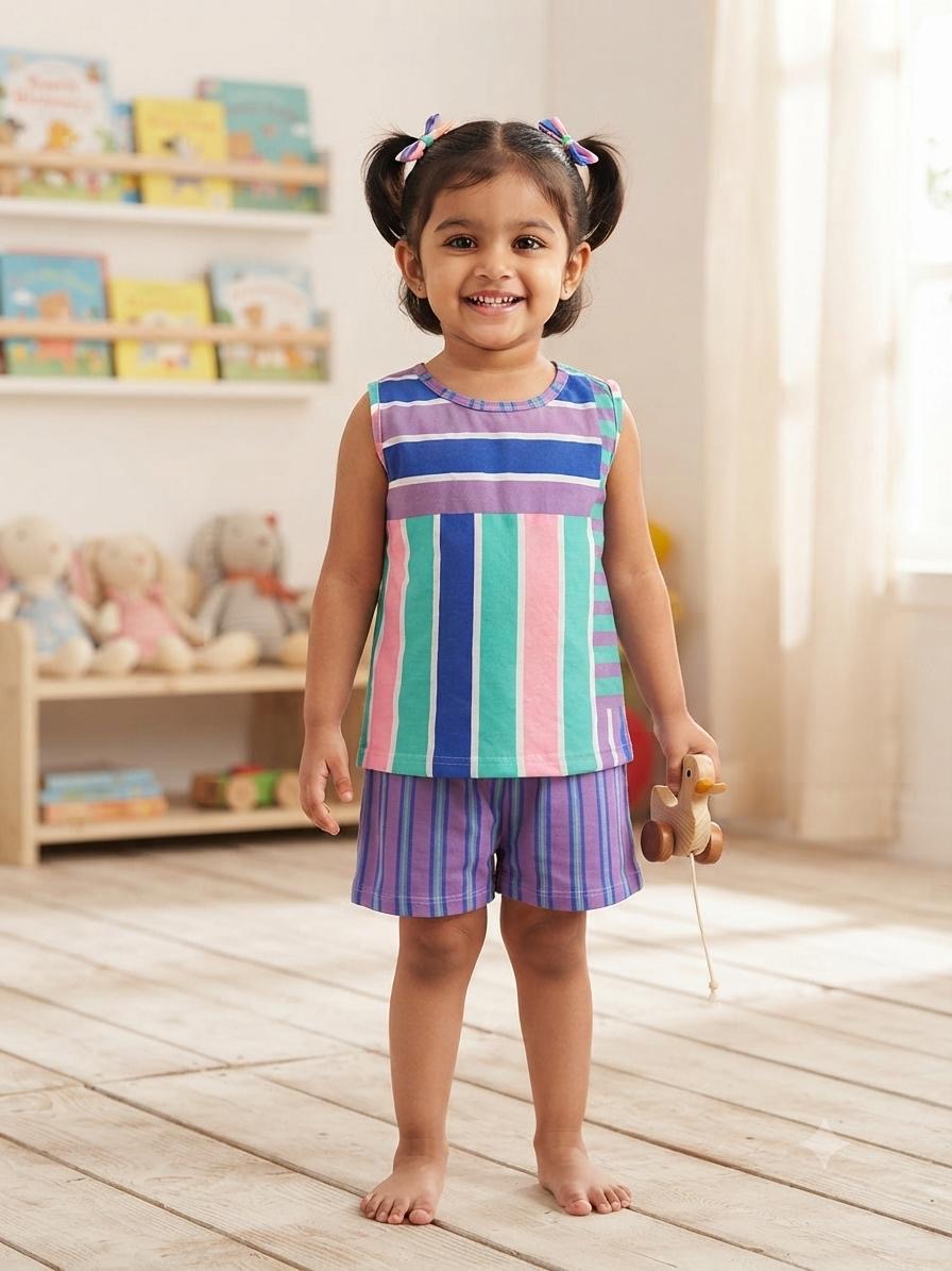 Assorted design –Short Set Random Design – ₹99 -(2-3 years )