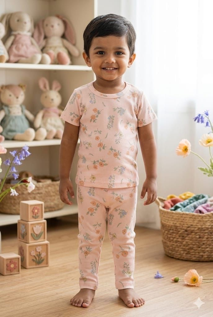 Floral Top & bottom set (2-3 years)