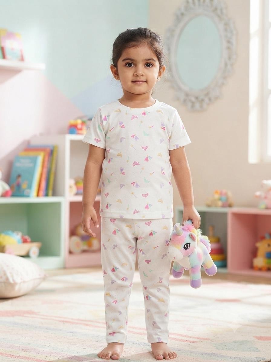 Colourful Top & bottom set (6 months-3 years)