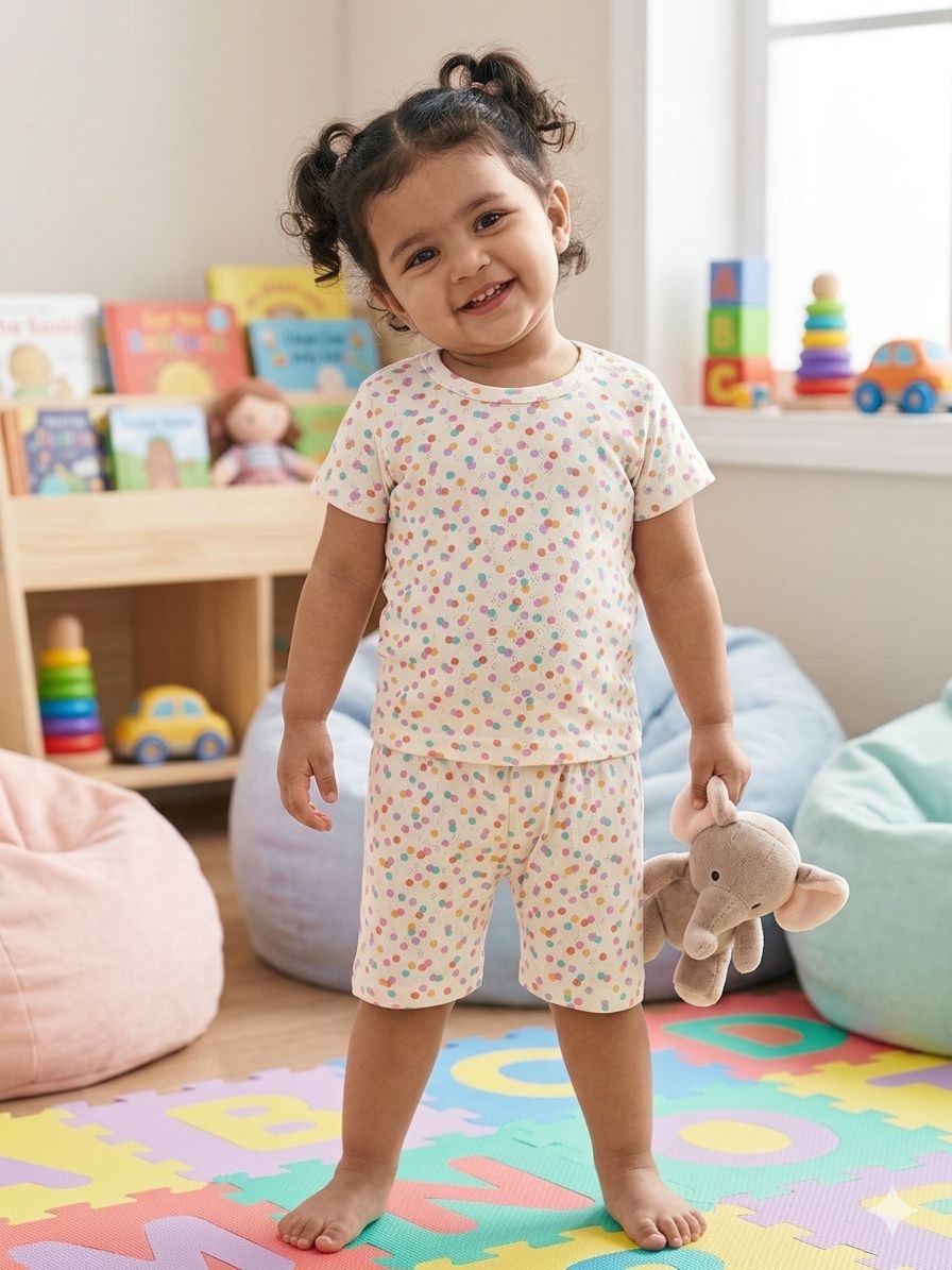 Colourful Short set (6 months- 3 years)