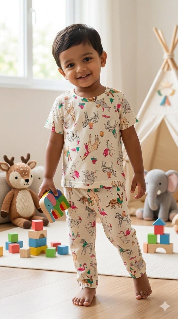Animal Top & bottom set (6 months- 3 years)