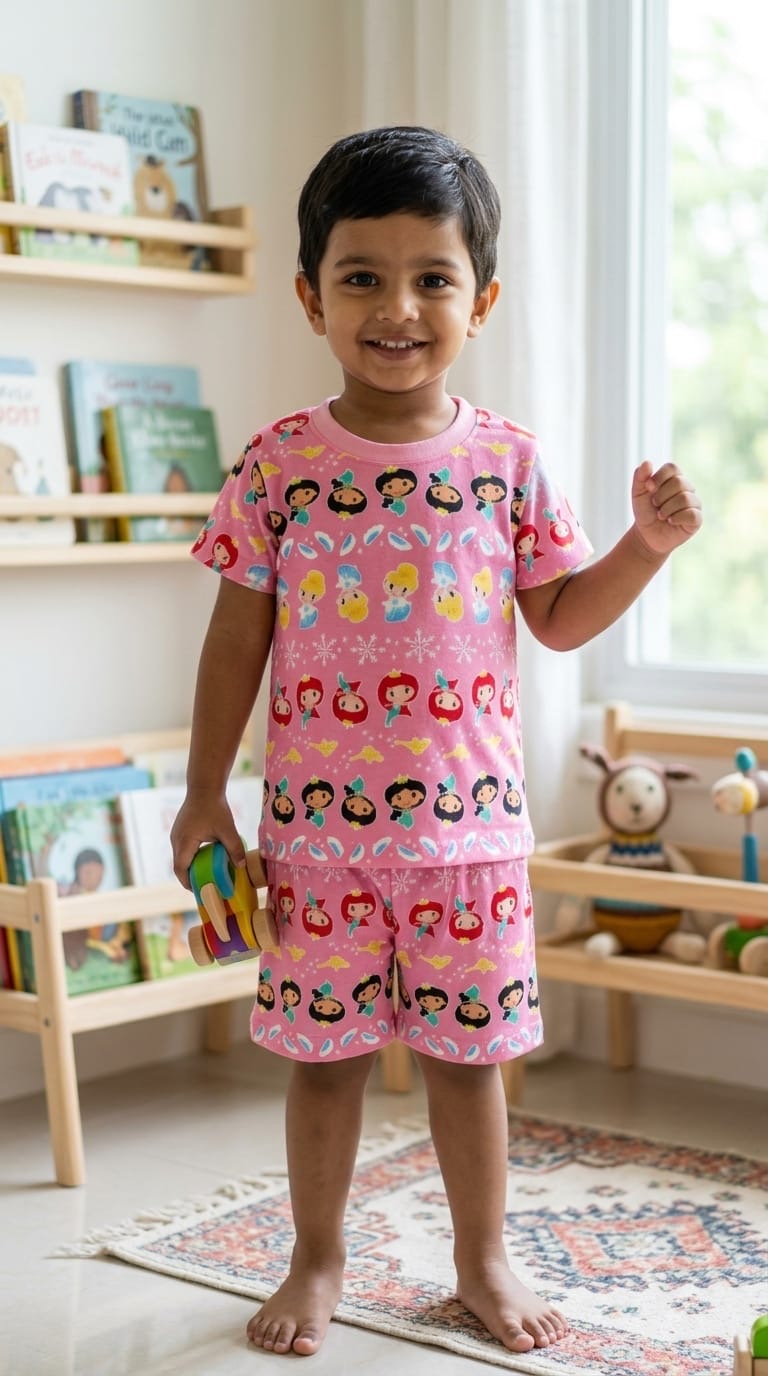 Princesses world Short Set (1-3 year )