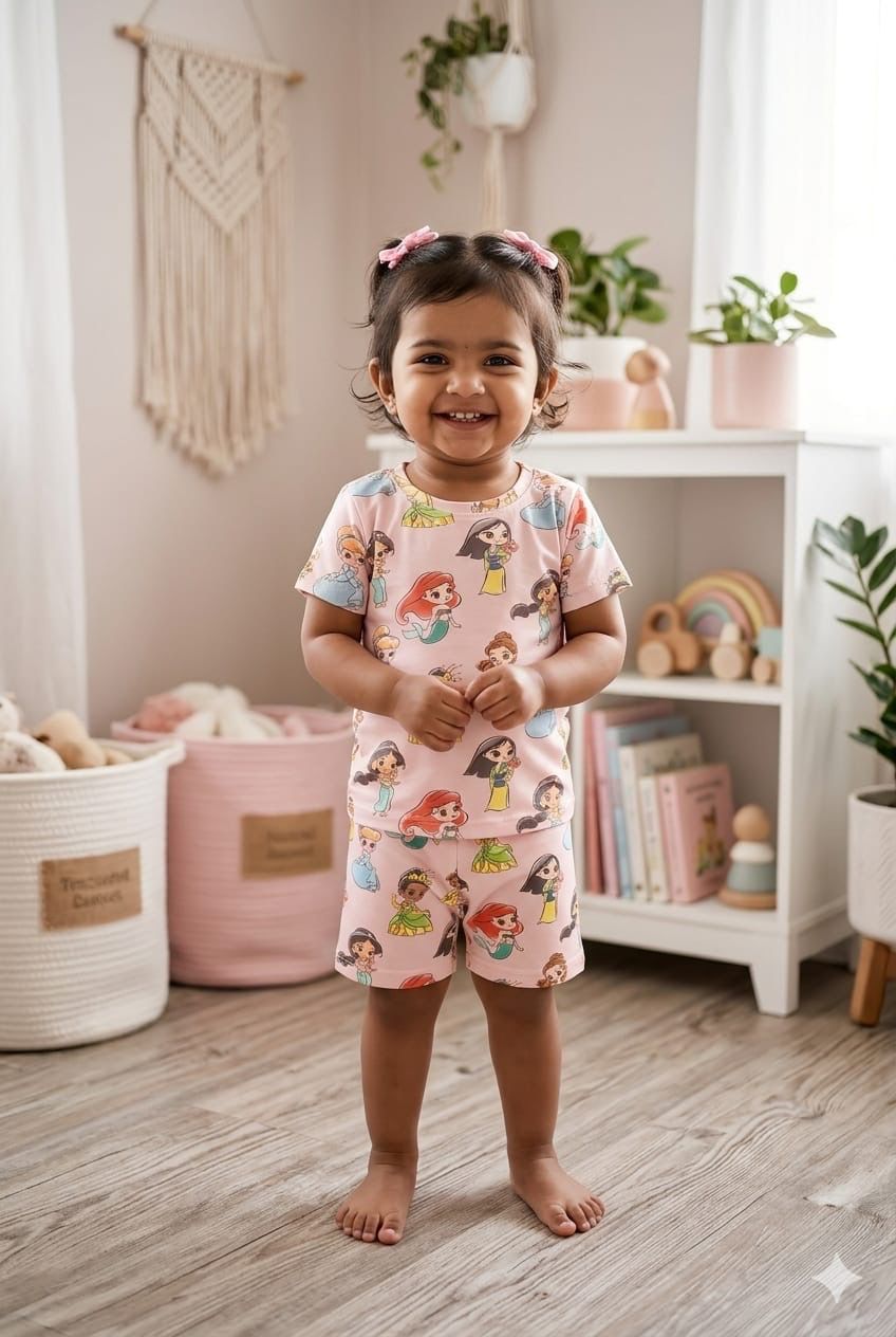 Princesses short set (1- 3 years)