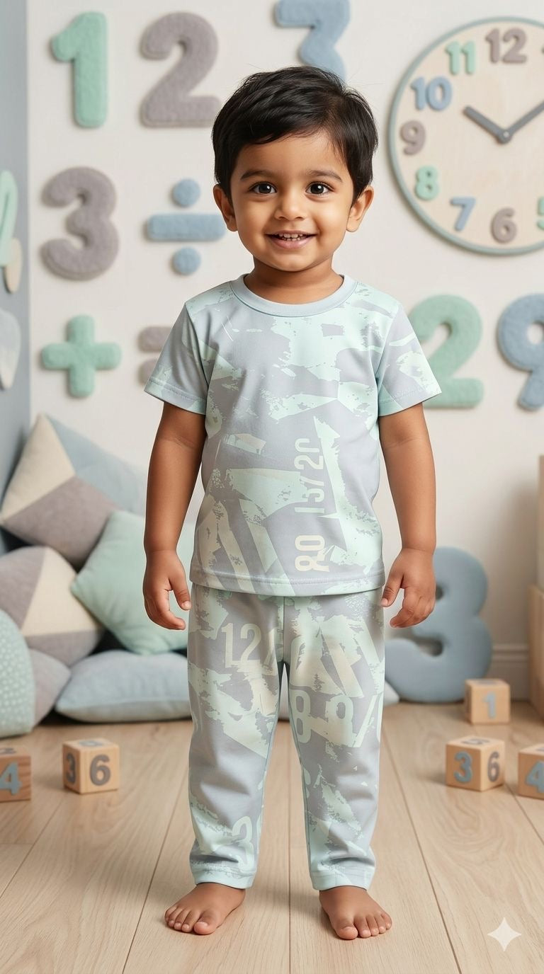 12 Grey Top & bottom set (1- 3 years)