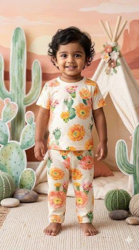 Floral Top & bottom set (1-3 year)