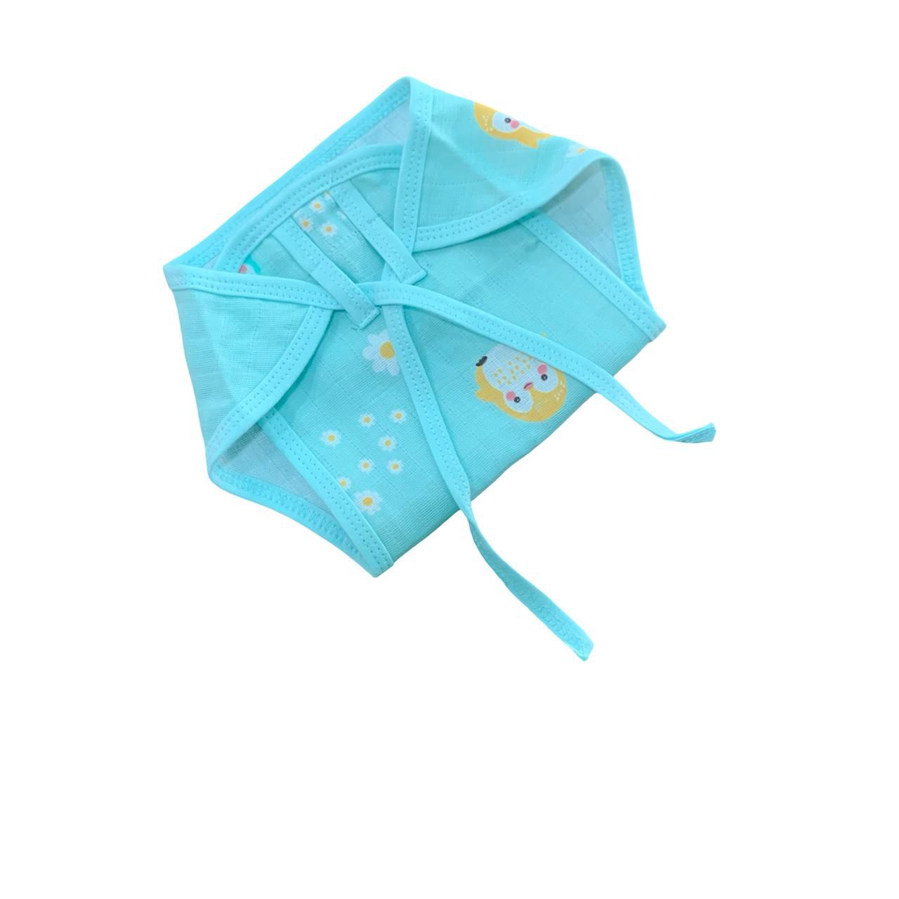 Blue double layered nappy (Newborn-3 months)