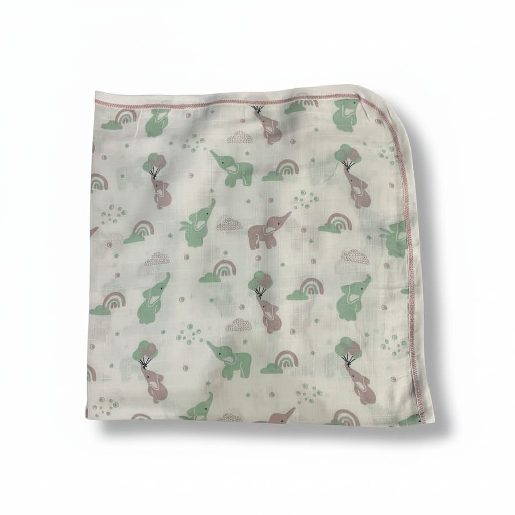 Elephant muslin towel(70*70)