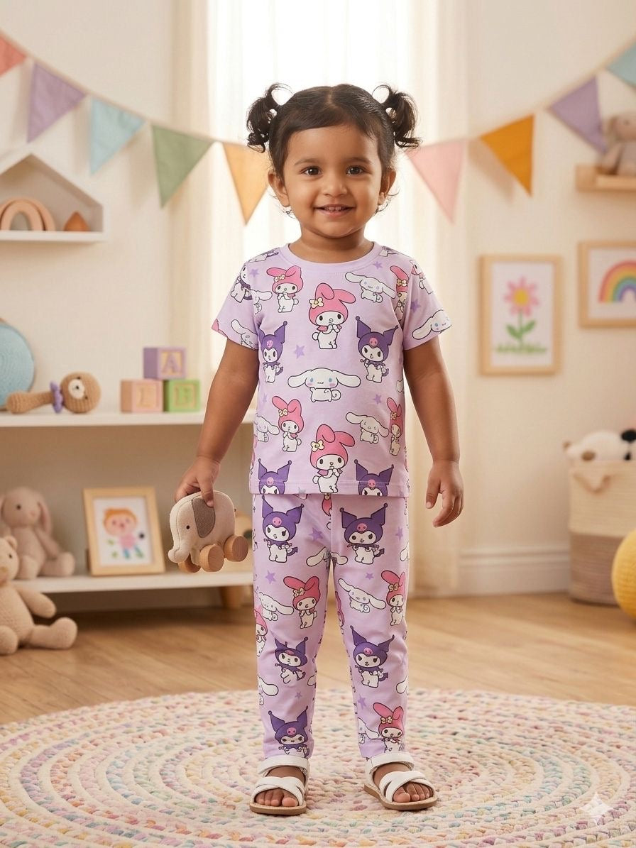 Kitty Top & bottom set (6 months-3 years)