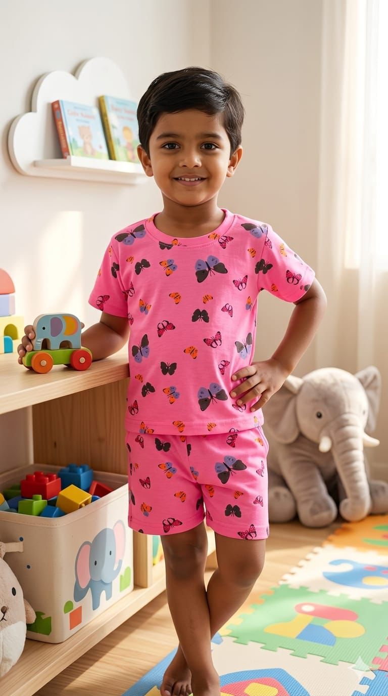 Butterfly Short set (1-6 years )Code:SA