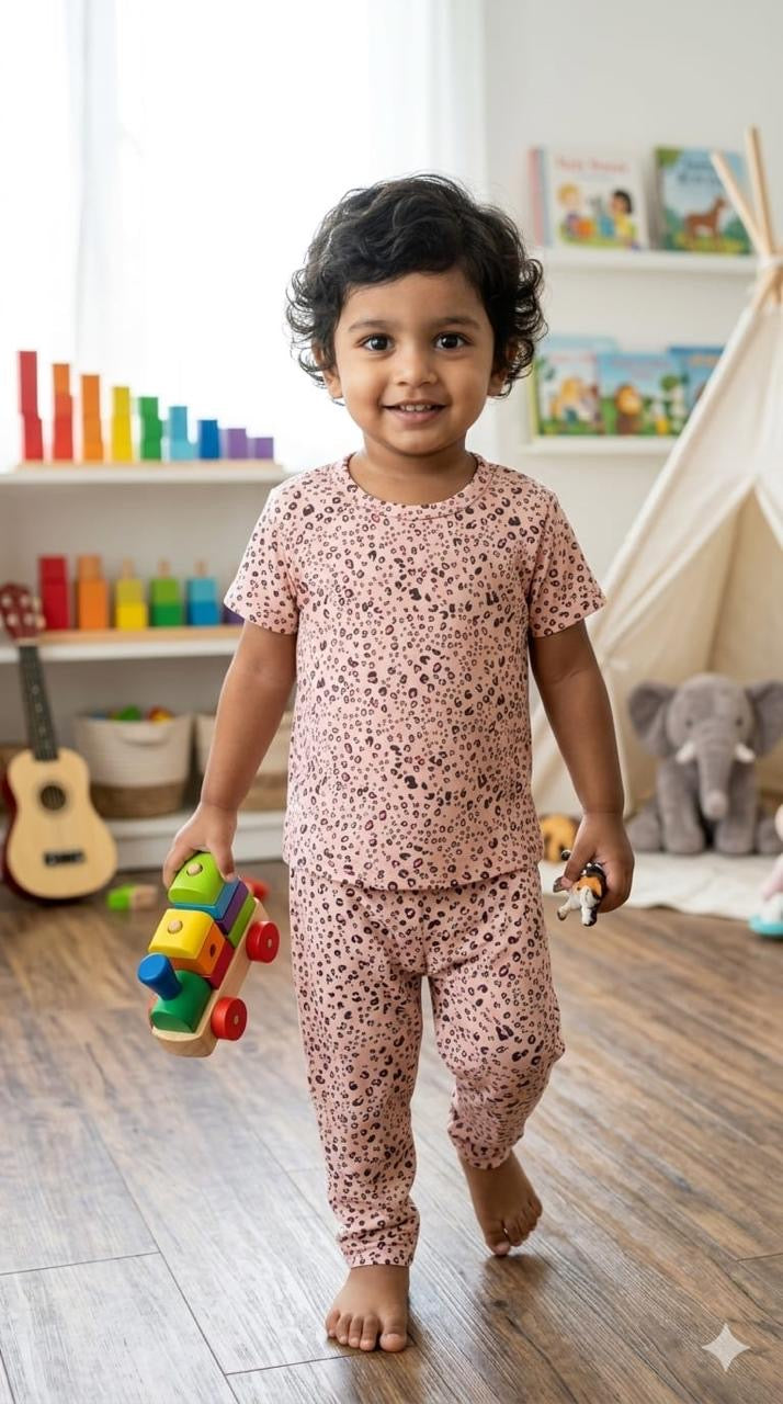 Black dots Top & bottom set (6 months-3 years)