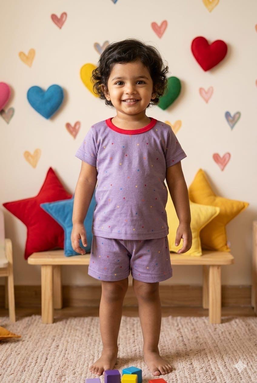 Purple Short set (2-3 years)