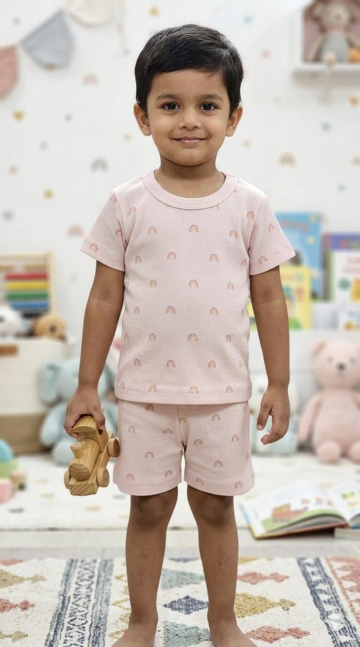 Rainbow short set (6-12 months)