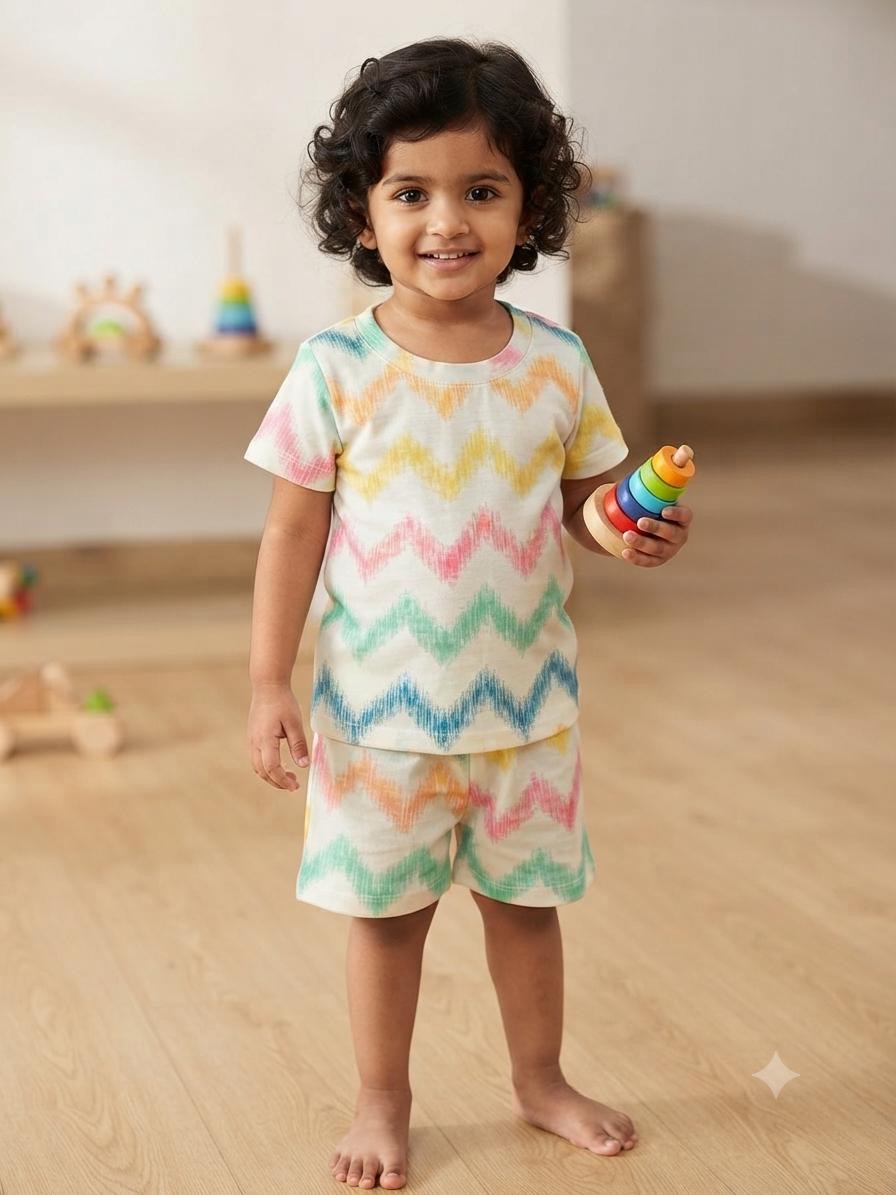 Colourful Short set (6 months-3 year)
